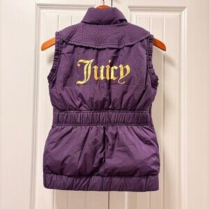 Juicy Couture Down Puffer Vest Purple – Girls 12 (Could fit Women’s XXS)